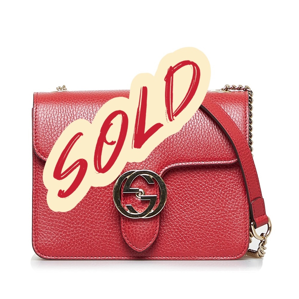 ❌❌SOLD❌❌Authentic Gucci Interlocking GG Crossbody/Shoulder bag